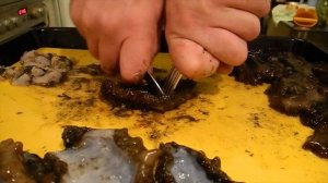 Как я чищу трепанг