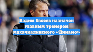 Вадим Евсеев назначен главным тренером махачкалинского «Динамо»
