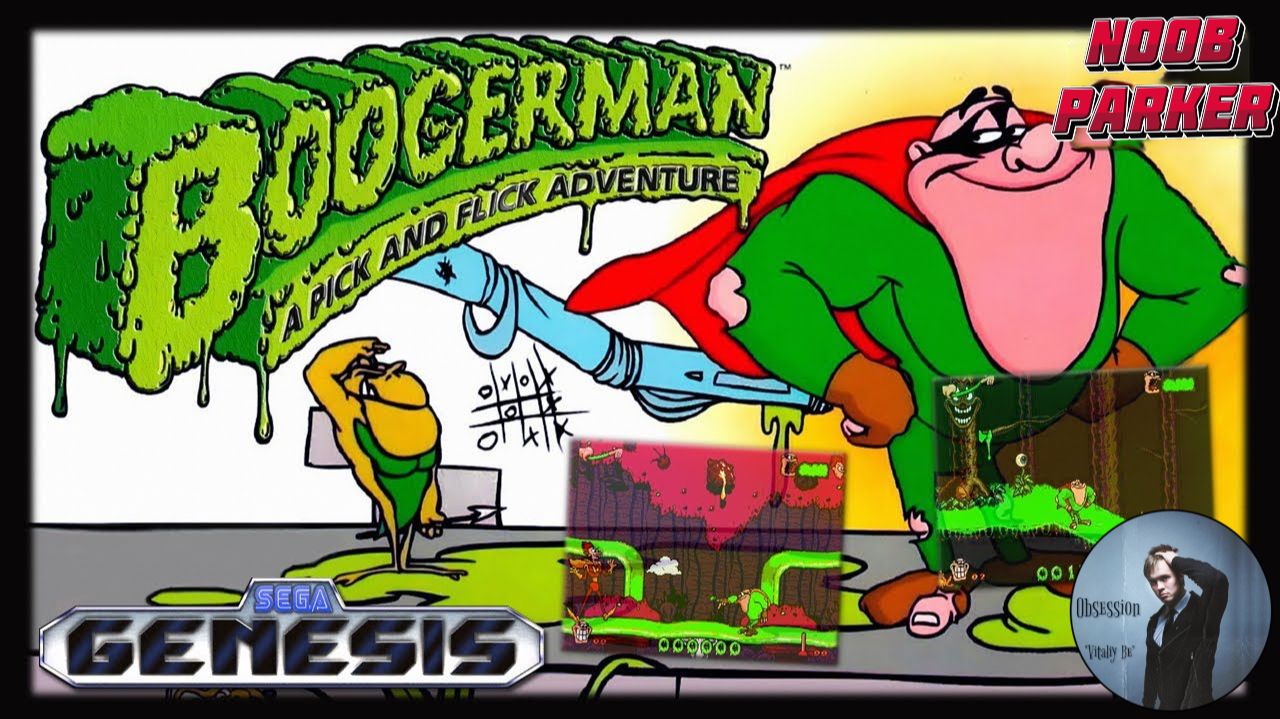 Boogerman A Pick and Flick Adventure SEGA Бугермен Ретро аркада смотреть онлайн