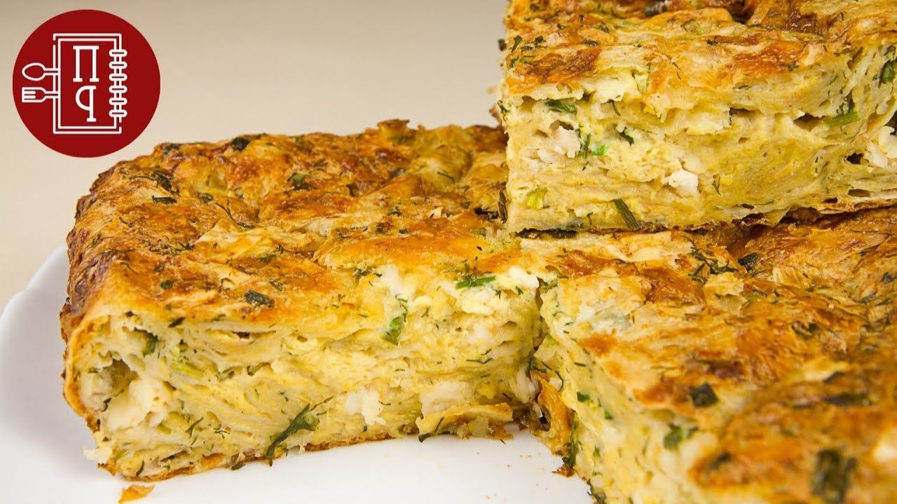 Пирог за 2 Минуты без возни Рваный Пирог из Лаваша смотреть онлайн