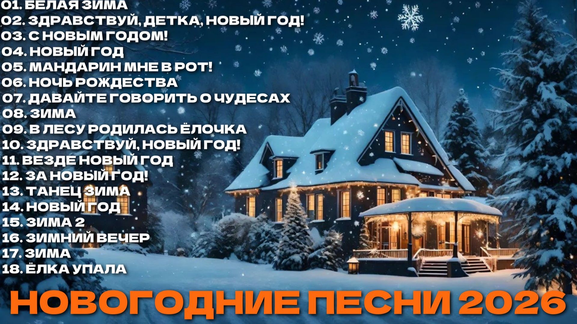 Новогодняя Музыка 2026 | Новогодние песни | Рождественская музыка | Рождественские песни смотреть онлайн