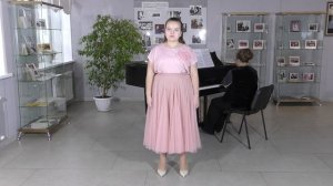 Кузьмина София. Муз. М. Глинки, сл. Н. Кукольника "Жаворонок"