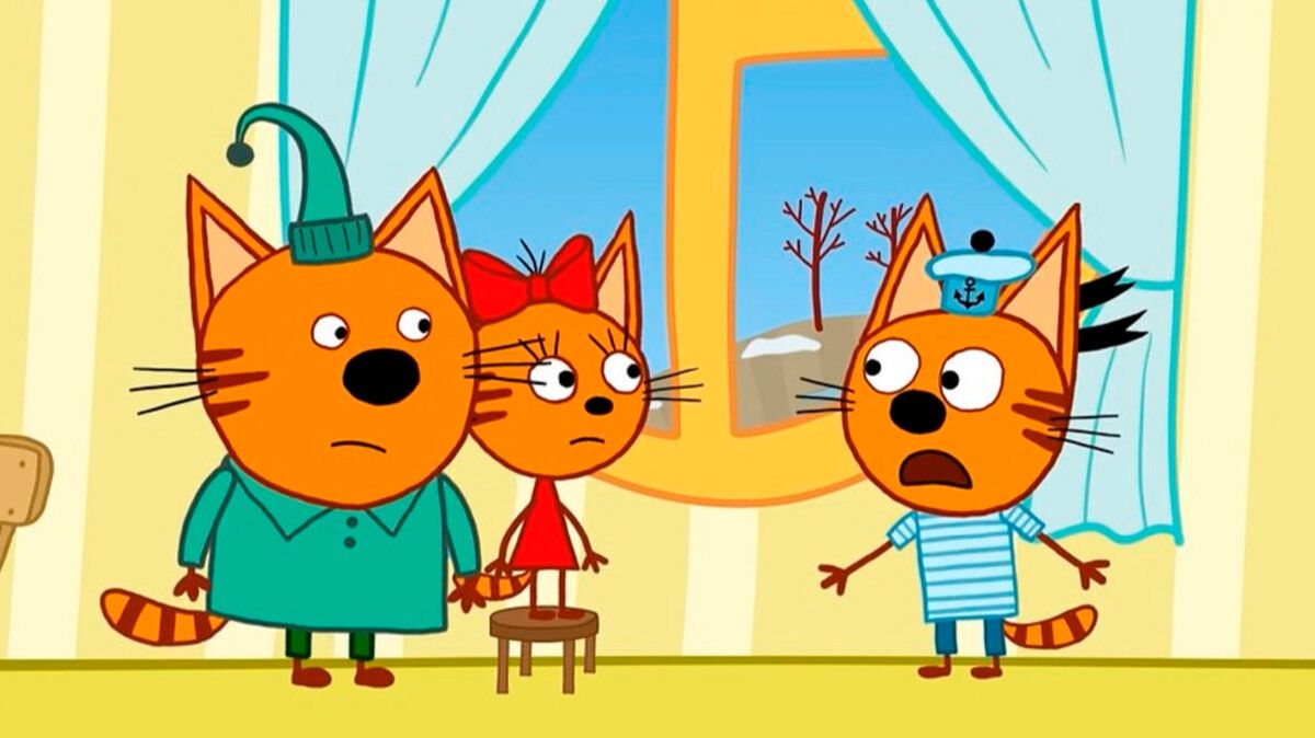 Три Кота 🐱 путешествие и приключения — обучающая игра для детей смотреть онлайн