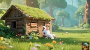 Детский мультфильм. Кролик Роро и утка Додо обнаруживают, что река загрязнена мусором