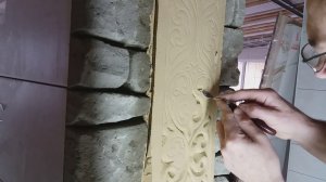 оформление стен мастер класс .арт бетон. мастер Сергей Гриценко