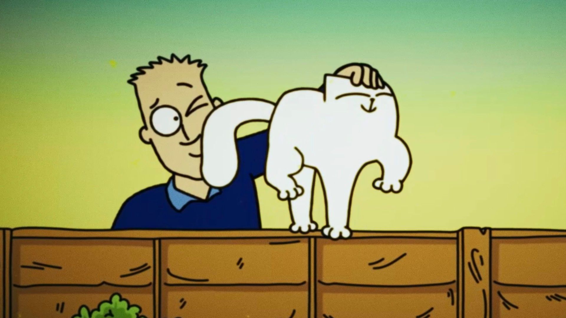 МультФильм Весёлая Жизнь Кота Симона Часть  1