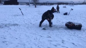 поимка форели