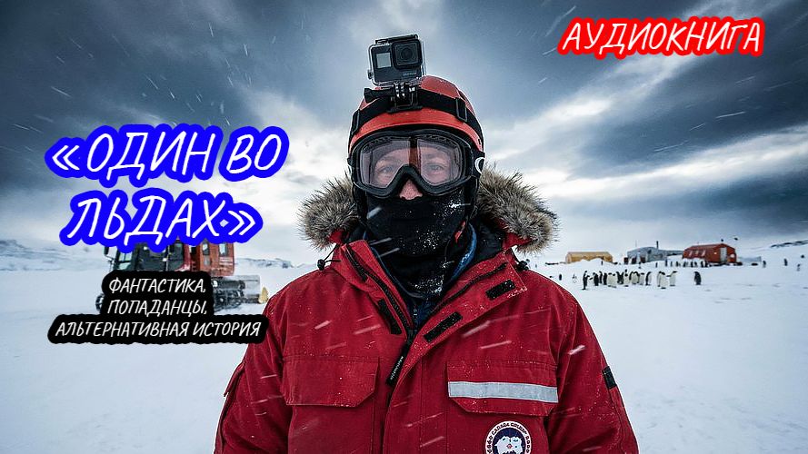 АУДИОКНИГА ПОЛНОСТЬЮ ОДИН ВО ЛЬДАХ, ФАНТАСТИКА, ПОПАДАНЦЫ, АЛЬТЕРНАТИВНАЯ ИСТОРИЯ смотреть онлайн