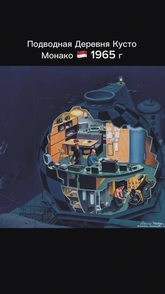 Эксперимент «Коншельф I и II» попытка создания обитаемого подводного дома Жаком-Ивом Кусто
