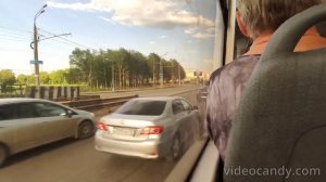 Поездка на троллейбусе Тролза-5275.03 «Оптима» № 2203, маршрут 5