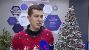 Победители новогодней лотереи «Счастливый билет» получили ящик мандаринов