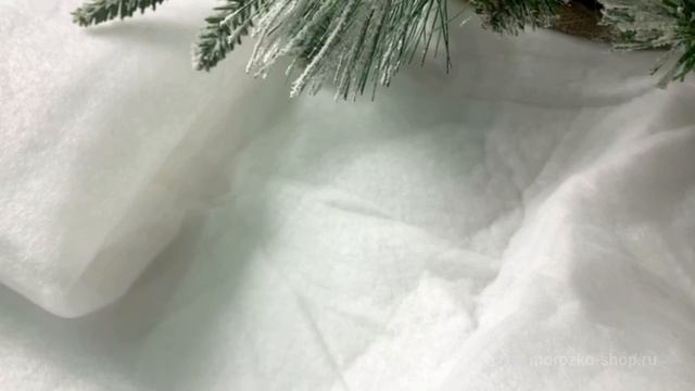 Декоративное 'снежное' покрывало ГЛОССИ, полиэстер, блёстки, 250х100 см, AWR500030