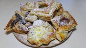 Как сделать красивые слойки, пирожки? Формирование слоек