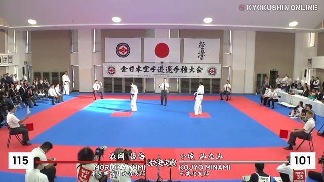The 57th All Japan Karate Championship Women 3rd Place Fight Off смотреть онлайн