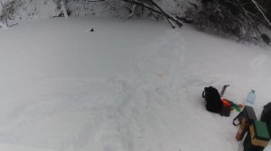 Жерлицы. Рыбалка. Щука не дала пообедать пловом на рыбалке. Без монтажа. Часть 1.