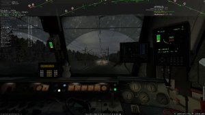 [ZDSimulator] Скорый Поезд №0140М Брянск - Санкт-Петербург на участке Сухиничи - Бекасово (ЧС7-167)