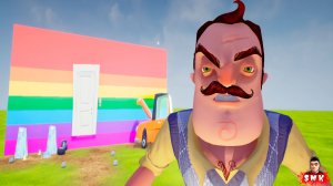 ШОУ ПРИВЕТ СОСЕД!ЛЮТЕЙШИЙ ПИКСЕЛЬ ХАНТИНГ!ИГРА HELLO NEIGHBOR MOD KIT ПРОХОЖДЕНИЕ RAINBOW HOUSE!
