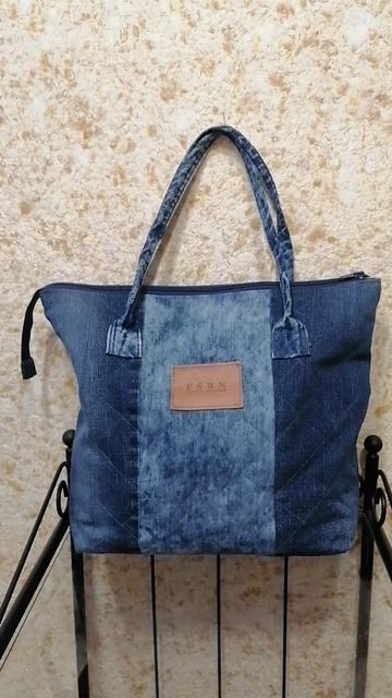 Сумки из старых джинсов. смотреть онлайн