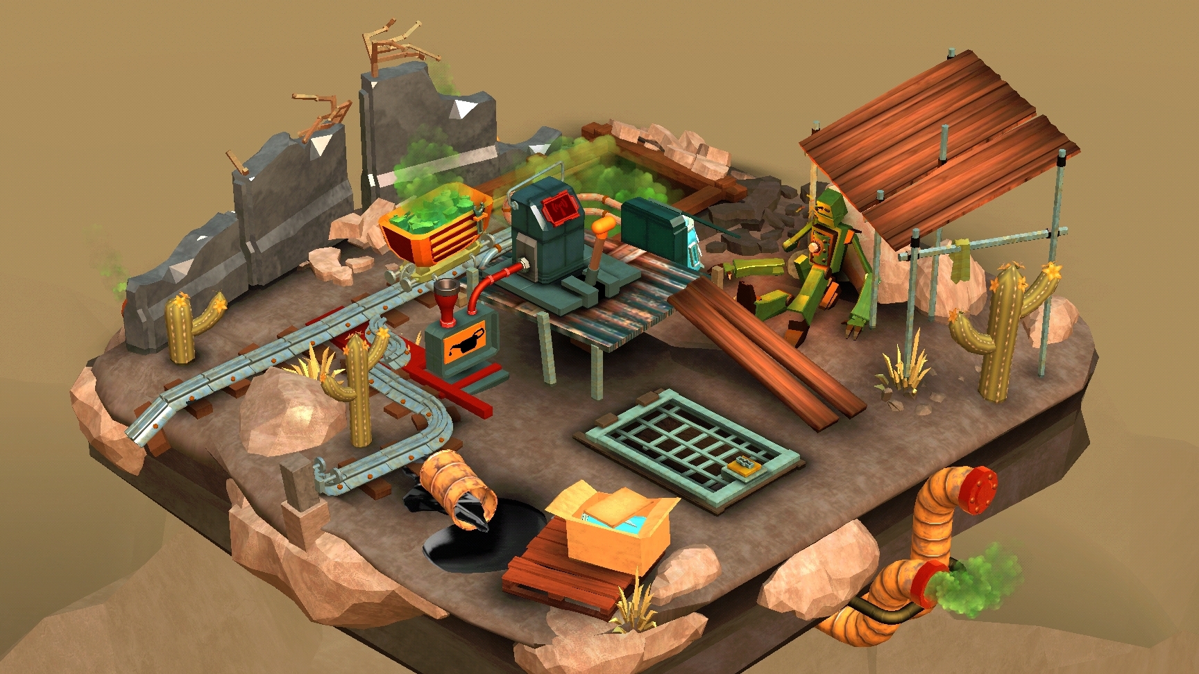 Tiny Robots Recharged | Тайная Шахта | Прохождение смотреть онлайн