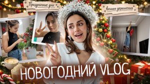НОВОГОДНИЙ VLOG: наряжаем квартиру и болтаем | Настя Малова | Умскул