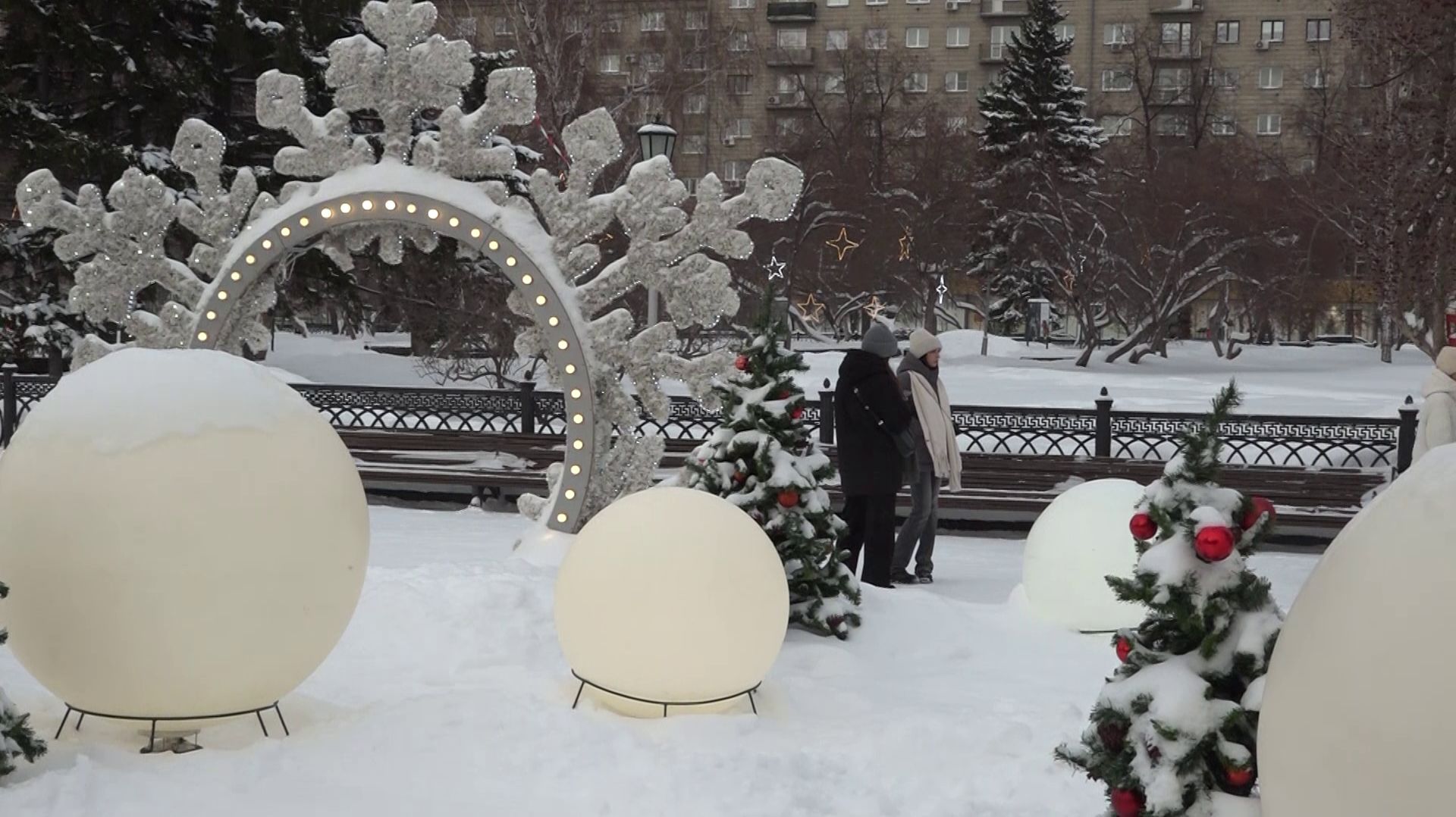 Какая погода ждет новосибирцев в новогоднюю ночь? смотреть онлайн