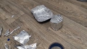 А как сделать тарелку из фольги? Да вот как!