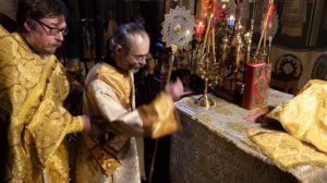 Рукоположение во священника протодиакона Виктора Другова