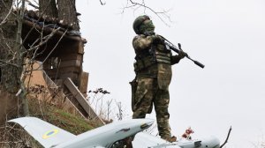 «Железный человек»: российский военнослужащий эффектно завершил схватку с беспилотником ВСУ