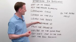 11 English Expressions for Starting a New Job or Business