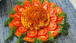 Салат ""АЛАЯ РОЗА"🎄  🎅  Новогодний салат