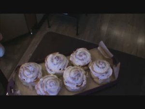 197/ Булочки Синнабон с корицей и нежной глазурью...