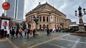 Франкфурт-на-Майне , Театр,Рождественская ярмарка .Декабрь 2025