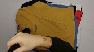 41039 Футболки мужские с длинным рукавом (81132), секонд cream, Дубай, 2п, 24.8кг, 13.90€/кг, 99шт