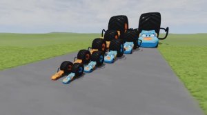 МУЛЬТИКИ ПРО МАШИНКИ. Маквин с друзьями проходят испытание на дороге с препятствиями.