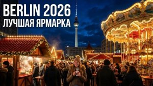 БЕРЛИН 2025-2026 🇩🇪 Вот так выглядит Рождество в сердце Германии! (4K Прогулка)