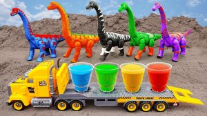 МУЛЬТИК ДЛЯ ДЕТЕЙ ПРО ДИНОЗАВРОВ И МАШИНКИ