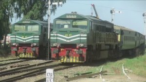 проезжающие поезда Пакистана ч.45