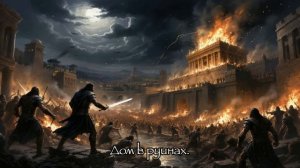 Русская песня — о том как Господь Бог наказал Израиль за идолопоклонство и отдал в вавилонский плен.