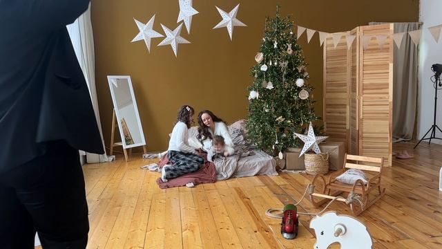 Новогодняя фотосессия  с детьми