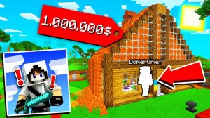 ДОМЕР ПРОДАЁТ Свой Дом за 2000 РУБЛЕЙ?! ТРОЛЛИНГ ИГРОКОВ в МАЙНКРАФТ!