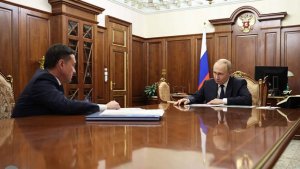 Глава Подмосковья Воробьев доложил Путину о модернизации инфраструктуры региона