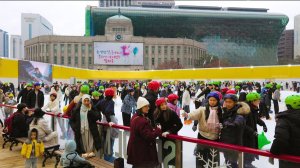 인파로 북적이는 서울윈터페스타-서울광장스케이트-청계천빛축제-광화문마켓 까지! 서울 윈터 페스타 2025, 서울여행워커.