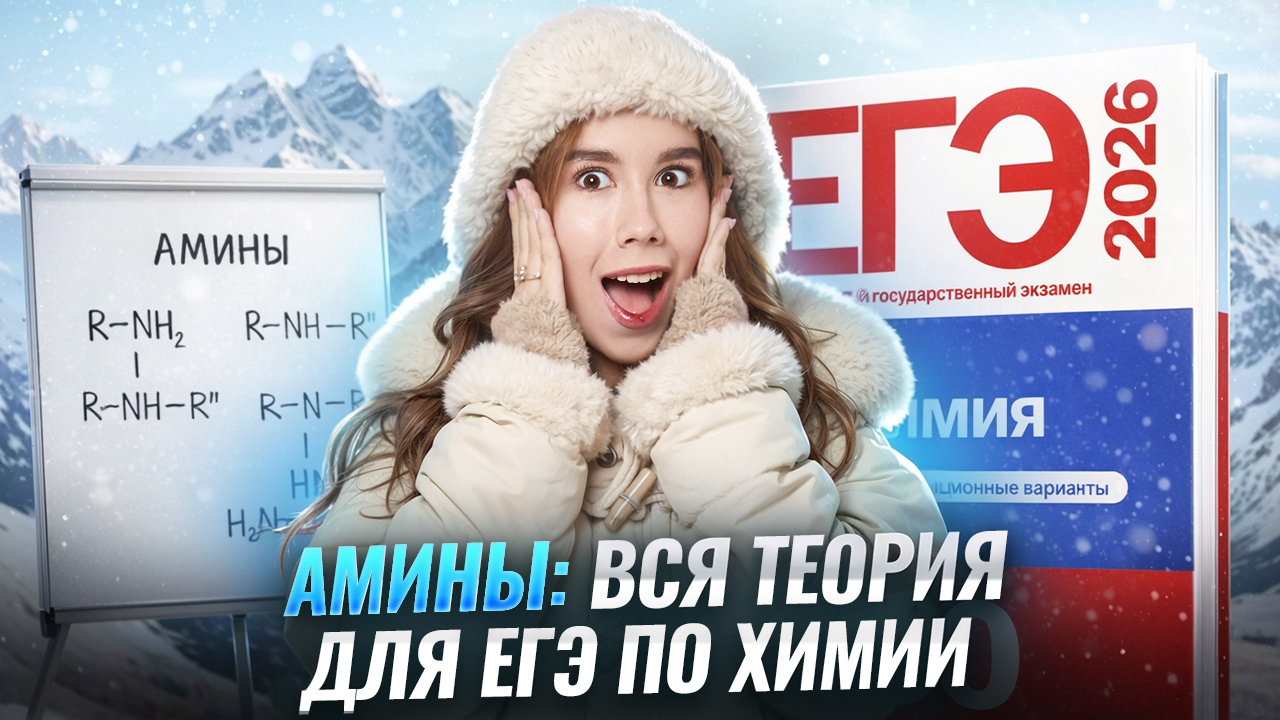 Амины на ЕГЭ по химии, вся теория | Органика с нуля | Умскул смотреть онлайн
