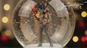 Новогодний снежный шар с моделькой Эли из комикса Дары бродячих льдов