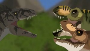 Бак и Доу vs Гиганотозавр | Анимация (часть 2)