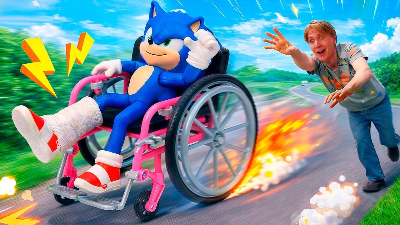 Соник повредил ногу! Кто поможет? Скорая помощь для ежика, рентген и совет врача смотреть онлайн