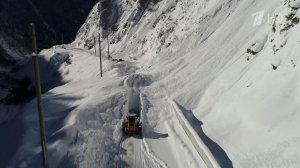 В нескольких регионах России не прекращается сильный снегопад.