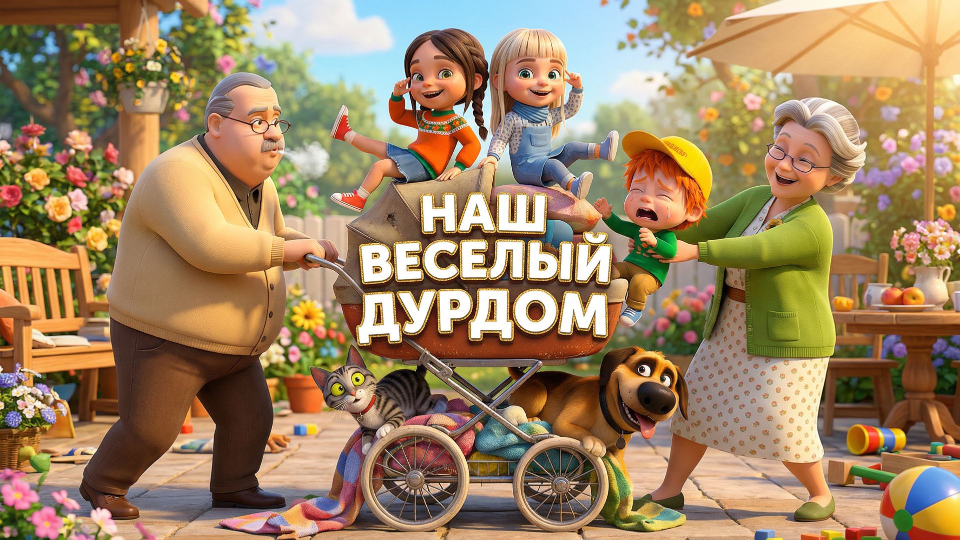 Коляска 🚼 Мультик для малышей | Добрый детский мультфильм смотреть онлайн