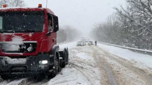 Мощный циклон принес обильные снегопады в Крым и Сочи