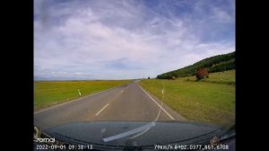 Живописная дорога по южному краю Восточного Саяна. Видеорегистратор.